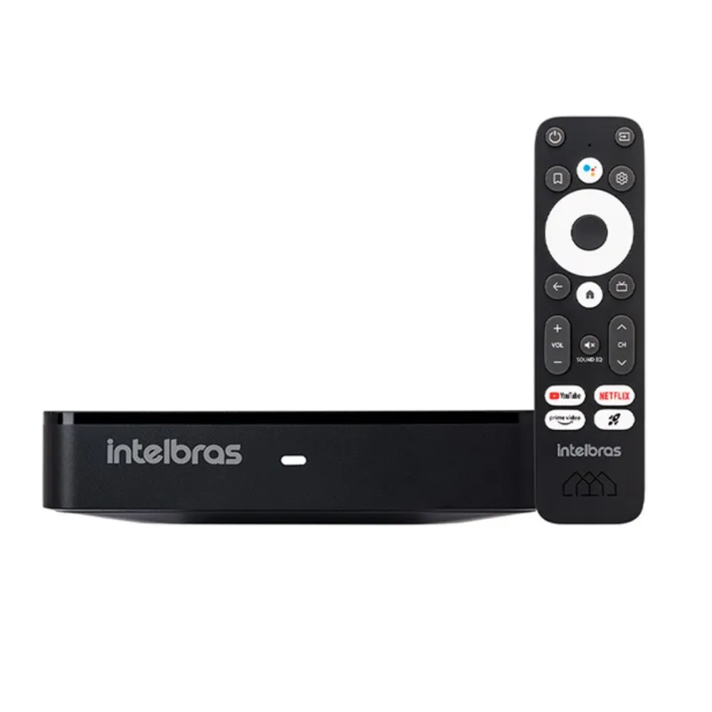 Smart Tv Box Intelbras Izy Play Full Hd Wi-Fi Bluetooth 5.0 Android TV - 4140033 Truedata